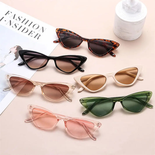 Brand Cat Eye Sunglasses Woman Fashion Designer Vintage Gradient Sun Glasses Female UV400 Outdoor Ladies Shades Oculos De Sol